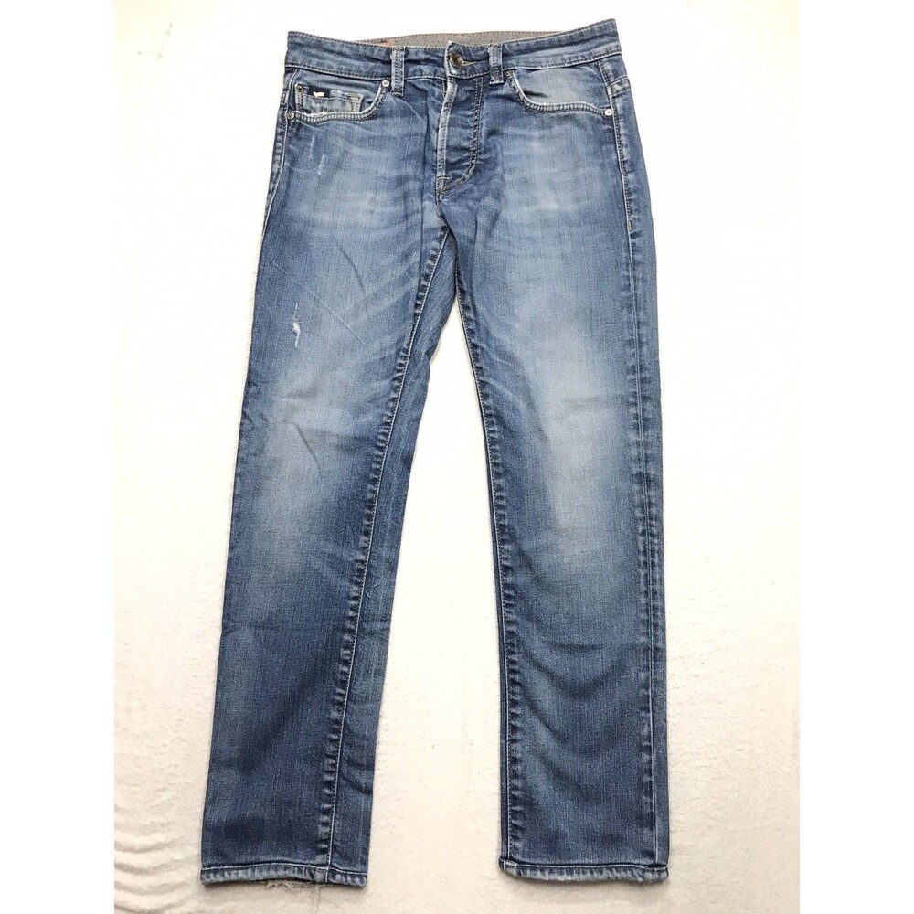 GAS Norton Carrot Jean Men 30x29 (30/32 tag) Button Fly Light Wash Distressed